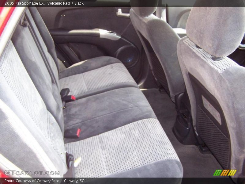 Volcanic Red / Black 2005 Kia Sportage EX