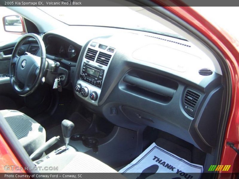 Volcanic Red / Black 2005 Kia Sportage EX