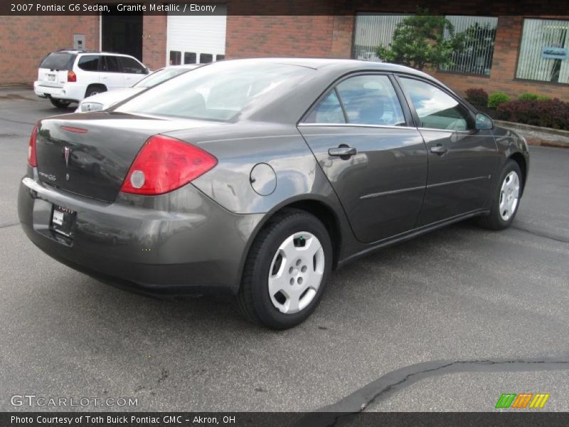 Granite Metallic / Ebony 2007 Pontiac G6 Sedan