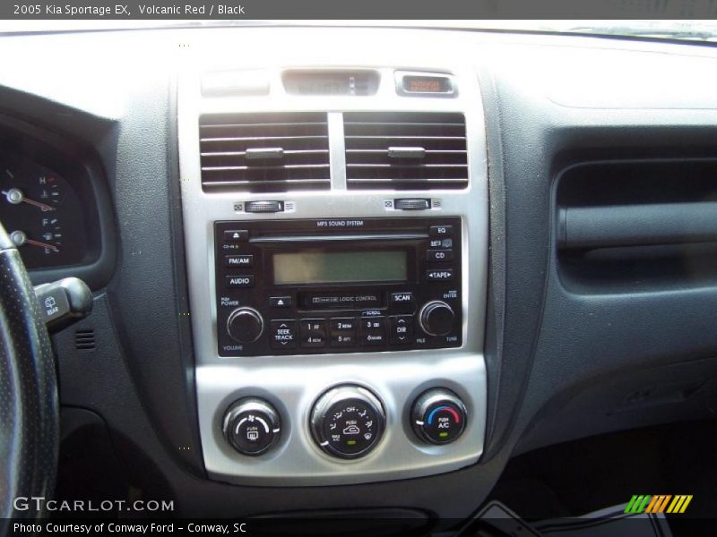 Volcanic Red / Black 2005 Kia Sportage EX