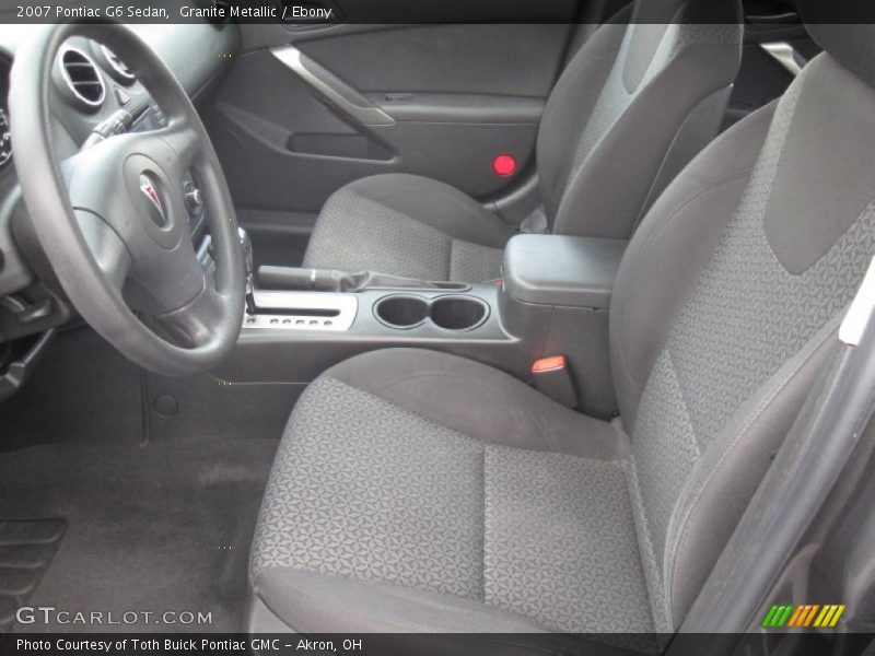 Granite Metallic / Ebony 2007 Pontiac G6 Sedan