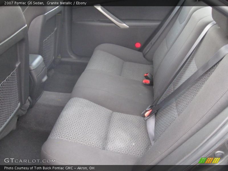 Granite Metallic / Ebony 2007 Pontiac G6 Sedan