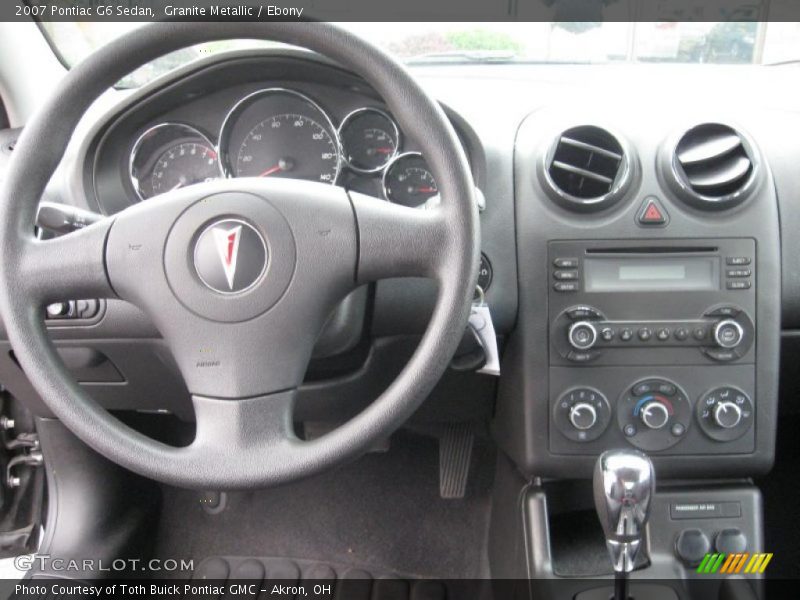Granite Metallic / Ebony 2007 Pontiac G6 Sedan