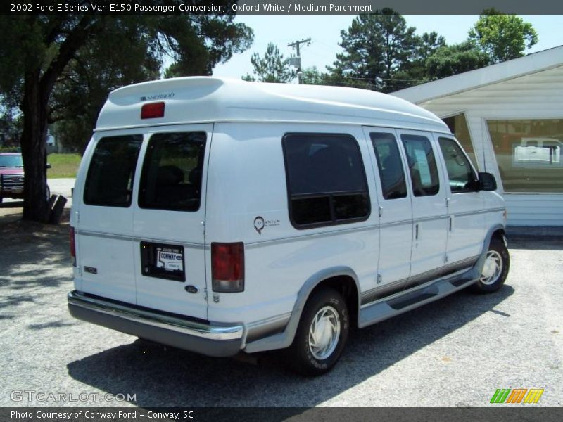 Oxford White / Medium Parchment 2002 Ford E Series Van E150 Passenger Conversion