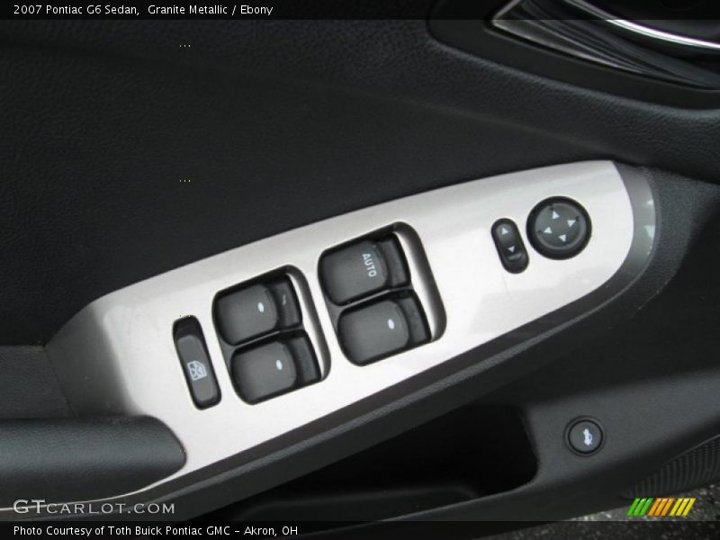 Granite Metallic / Ebony 2007 Pontiac G6 Sedan