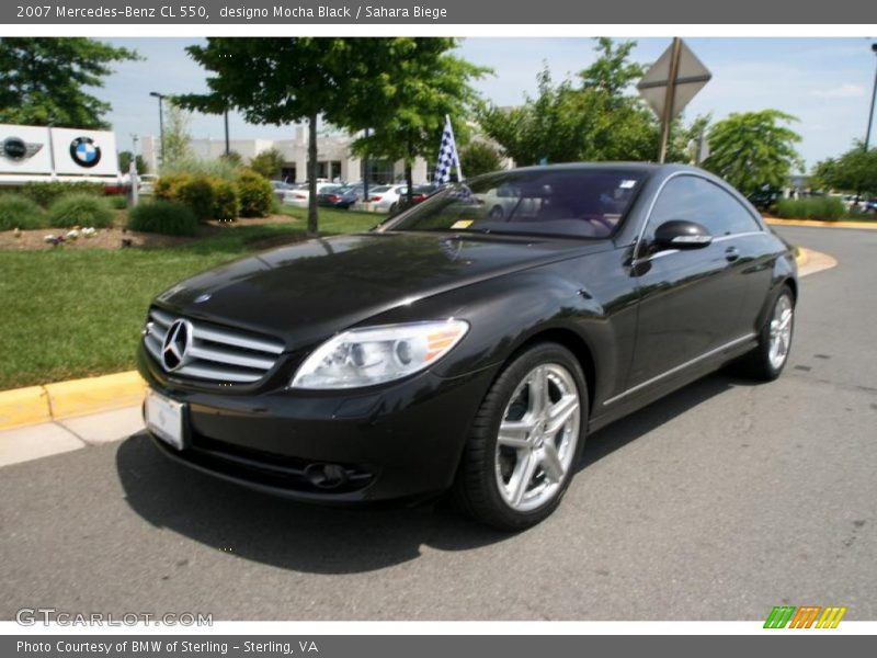 designo Mocha Black / Sahara Biege 2007 Mercedes-Benz CL 550
