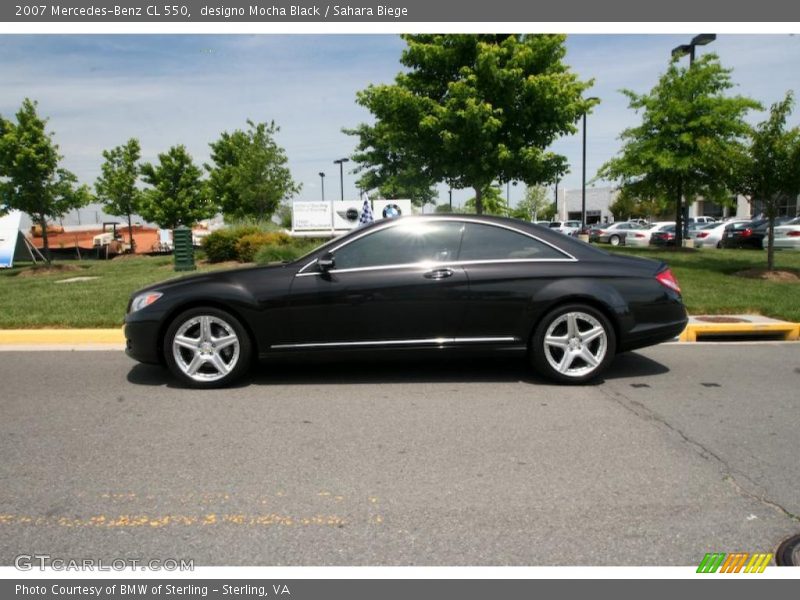 designo Mocha Black / Sahara Biege 2007 Mercedes-Benz CL 550