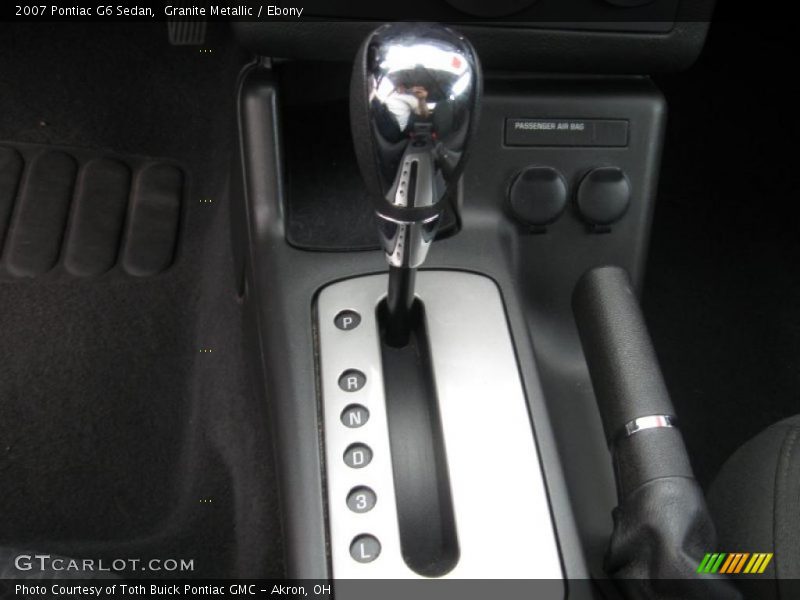 Granite Metallic / Ebony 2007 Pontiac G6 Sedan