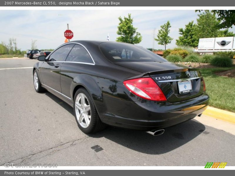 designo Mocha Black / Sahara Biege 2007 Mercedes-Benz CL 550