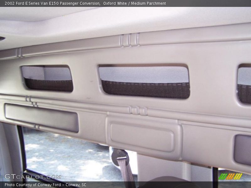 Oxford White / Medium Parchment 2002 Ford E Series Van E150 Passenger Conversion