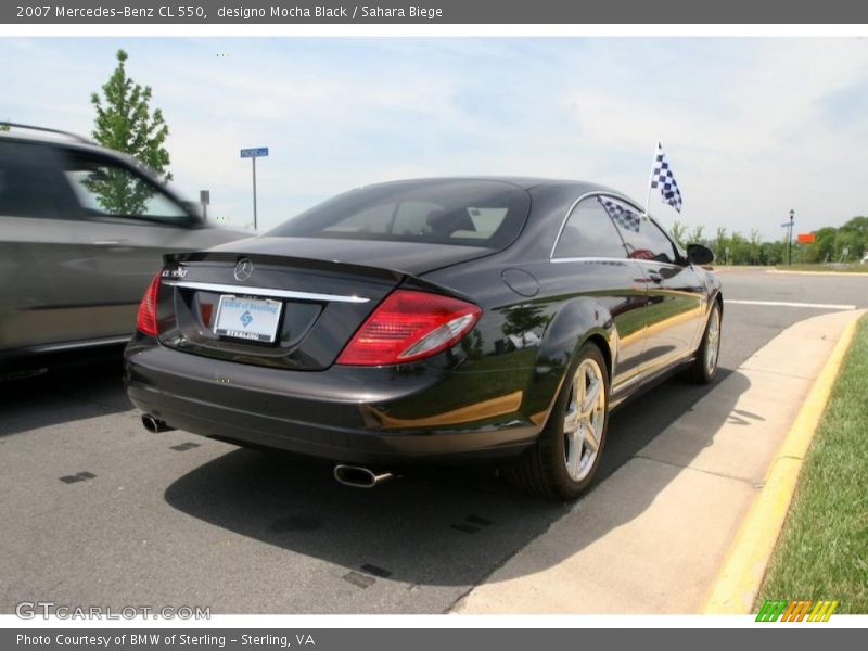 designo Mocha Black / Sahara Biege 2007 Mercedes-Benz CL 550