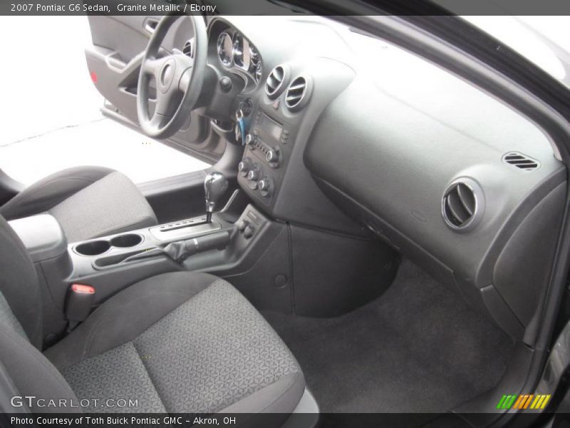 Granite Metallic / Ebony 2007 Pontiac G6 Sedan