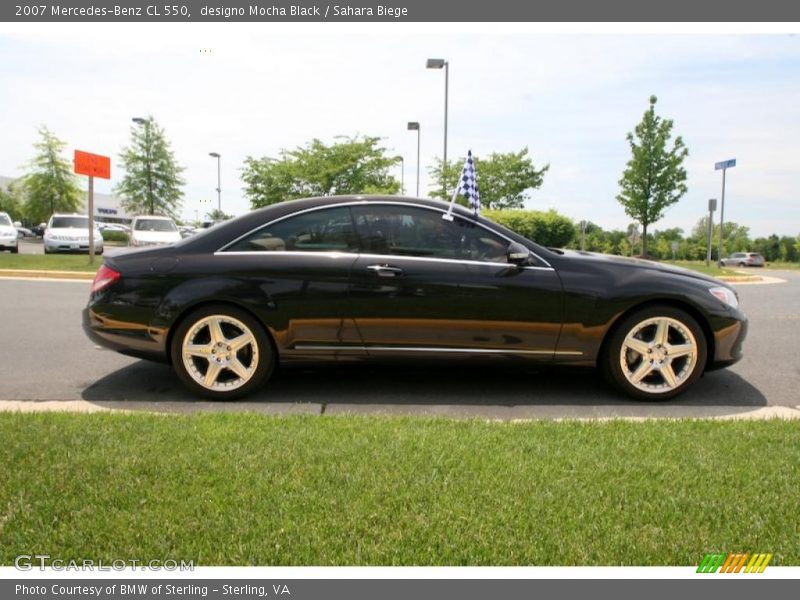 designo Mocha Black / Sahara Biege 2007 Mercedes-Benz CL 550