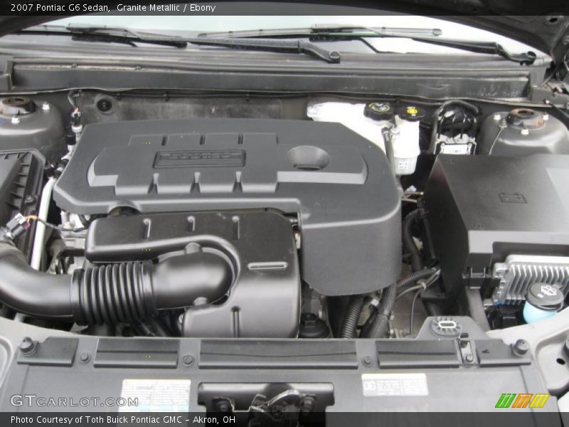 Granite Metallic / Ebony 2007 Pontiac G6 Sedan
