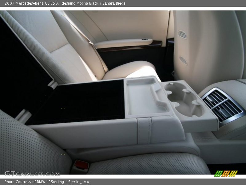 designo Mocha Black / Sahara Biege 2007 Mercedes-Benz CL 550