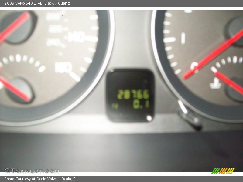Black / Quartz 2009 Volvo S40 2.4i