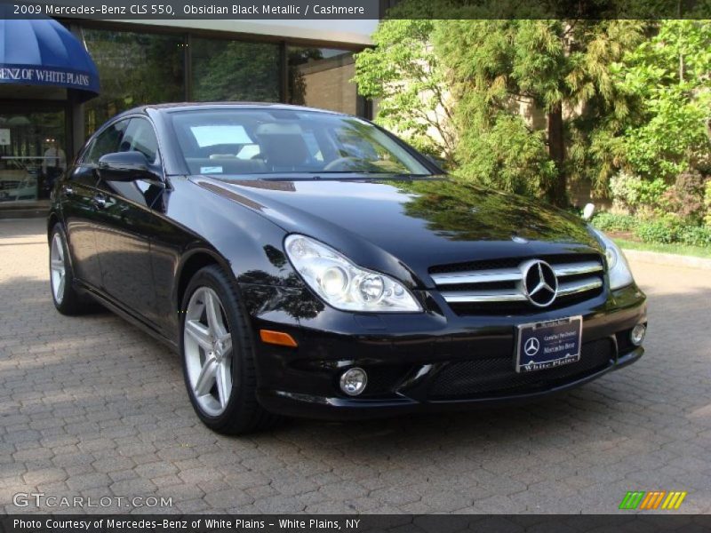 Obsidian Black Metallic / Cashmere 2009 Mercedes-Benz CLS 550