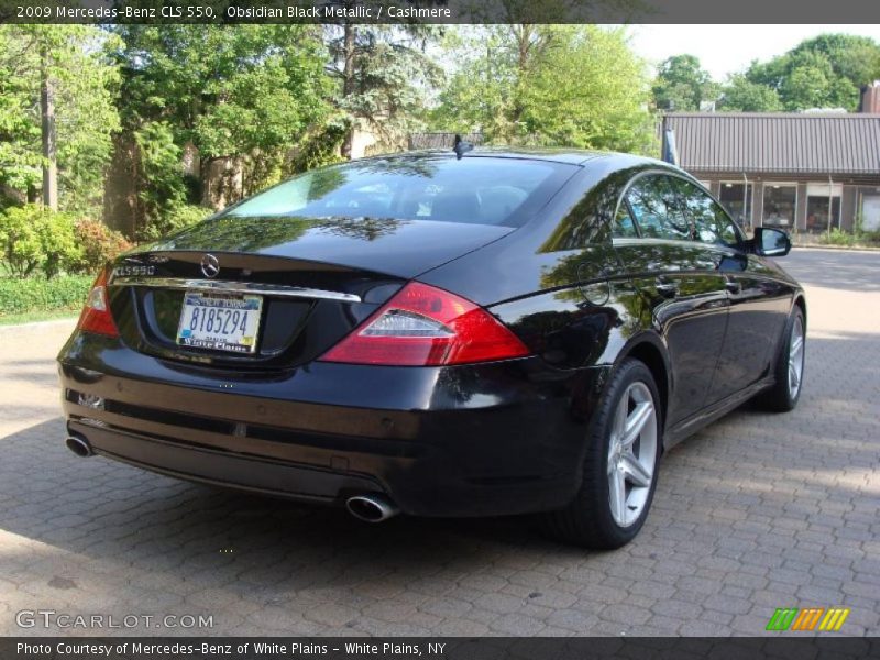 Obsidian Black Metallic / Cashmere 2009 Mercedes-Benz CLS 550
