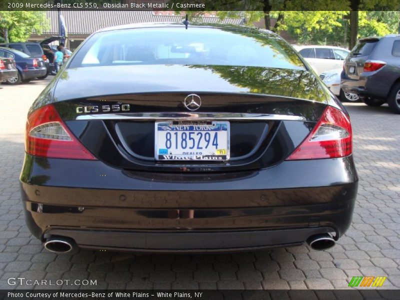 Obsidian Black Metallic / Cashmere 2009 Mercedes-Benz CLS 550