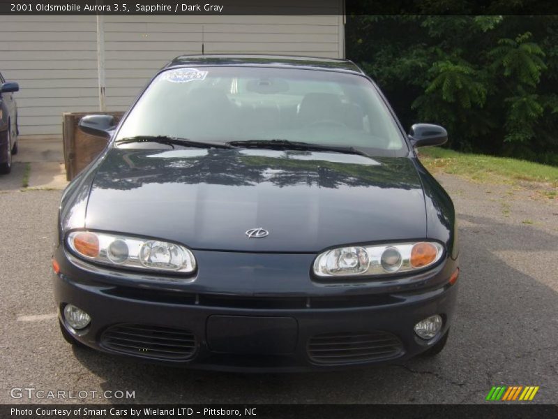 Sapphire / Dark Gray 2001 Oldsmobile Aurora 3.5