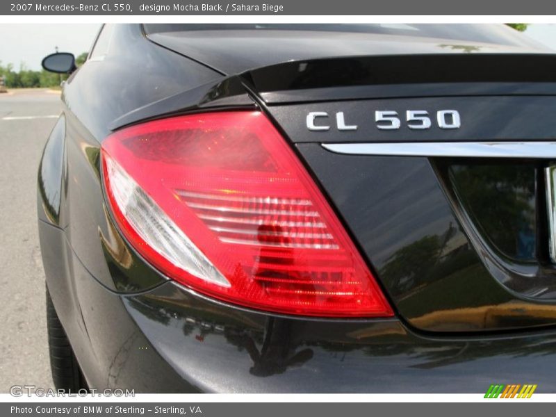 designo Mocha Black / Sahara Biege 2007 Mercedes-Benz CL 550