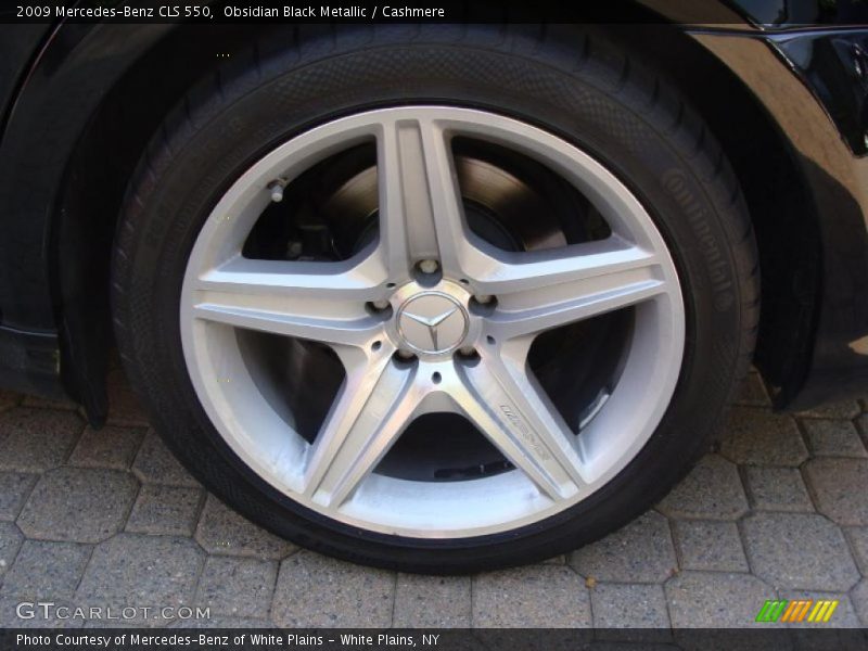 Obsidian Black Metallic / Cashmere 2009 Mercedes-Benz CLS 550