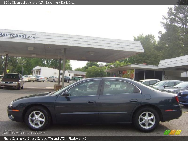 Sapphire / Dark Gray 2001 Oldsmobile Aurora 3.5