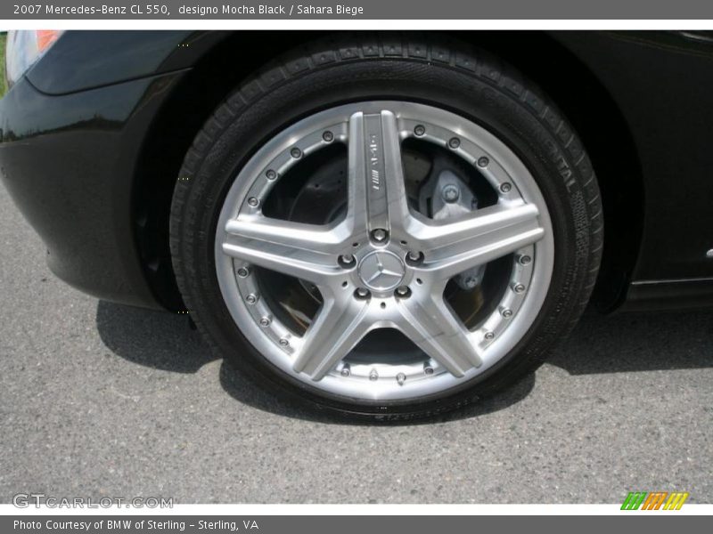 designo Mocha Black / Sahara Biege 2007 Mercedes-Benz CL 550
