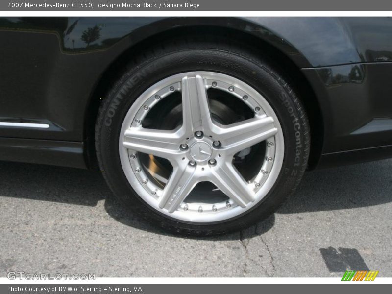 designo Mocha Black / Sahara Biege 2007 Mercedes-Benz CL 550