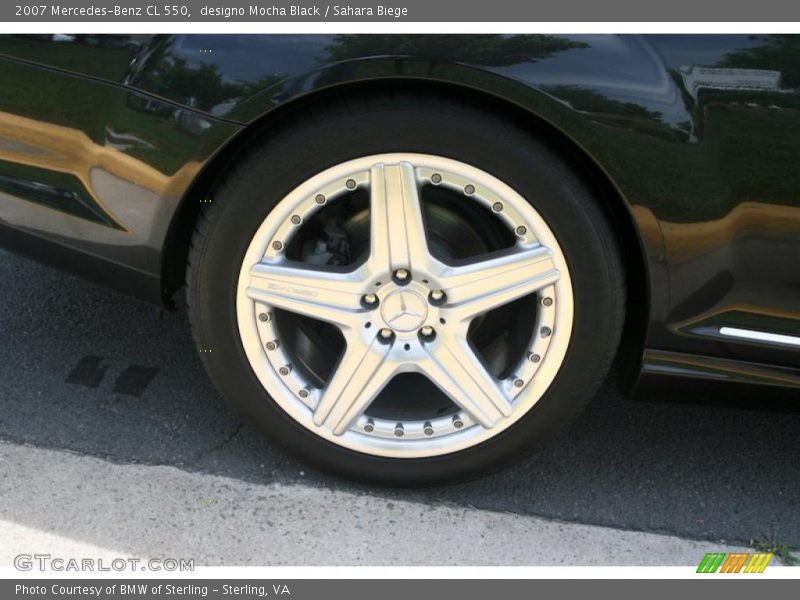 designo Mocha Black / Sahara Biege 2007 Mercedes-Benz CL 550