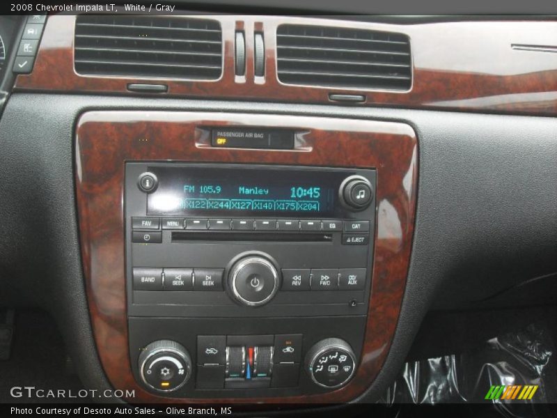 White / Gray 2008 Chevrolet Impala LT