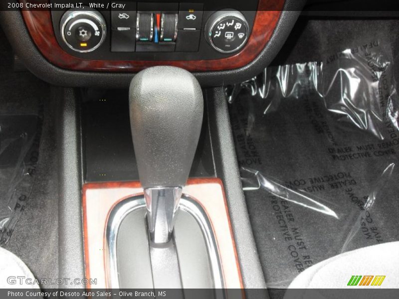 White / Gray 2008 Chevrolet Impala LT