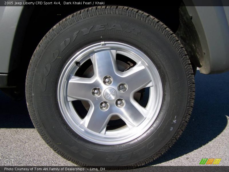 Dark Khaki Pearl / Khaki 2005 Jeep Liberty CRD Sport 4x4