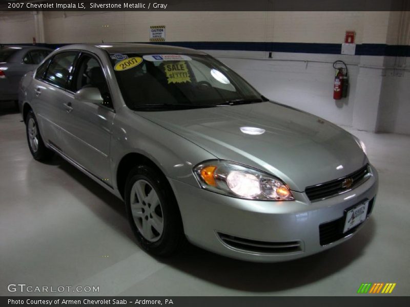 Silverstone Metallic / Gray 2007 Chevrolet Impala LS