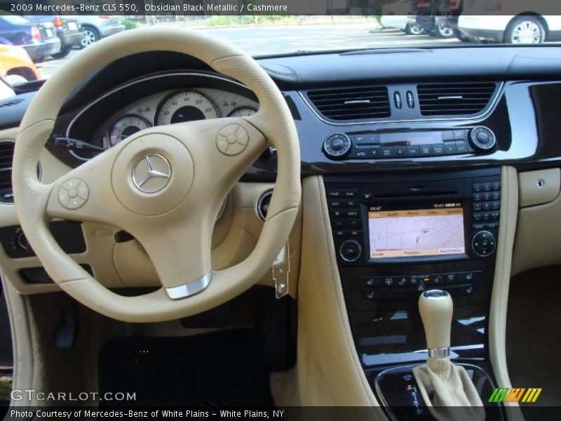 Obsidian Black Metallic / Cashmere 2009 Mercedes-Benz CLS 550