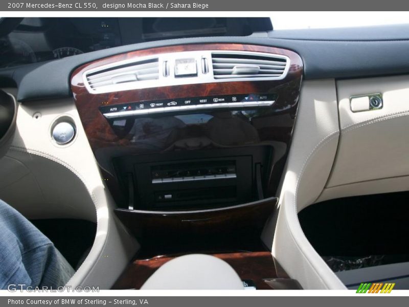 designo Mocha Black / Sahara Biege 2007 Mercedes-Benz CL 550