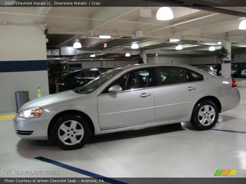 Silverstone Metallic / Gray 2007 Chevrolet Impala LS