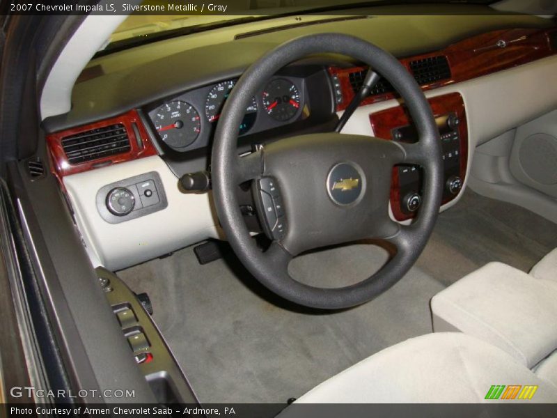 Silverstone Metallic / Gray 2007 Chevrolet Impala LS