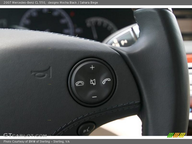 designo Mocha Black / Sahara Biege 2007 Mercedes-Benz CL 550
