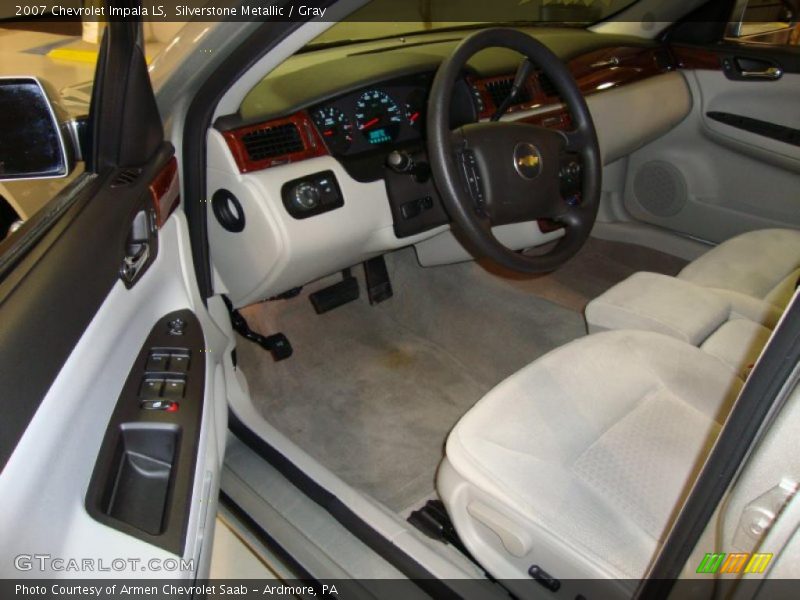 Silverstone Metallic / Gray 2007 Chevrolet Impala LS