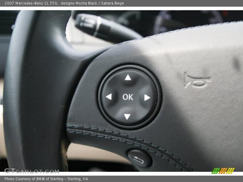 designo Mocha Black / Sahara Biege 2007 Mercedes-Benz CL 550