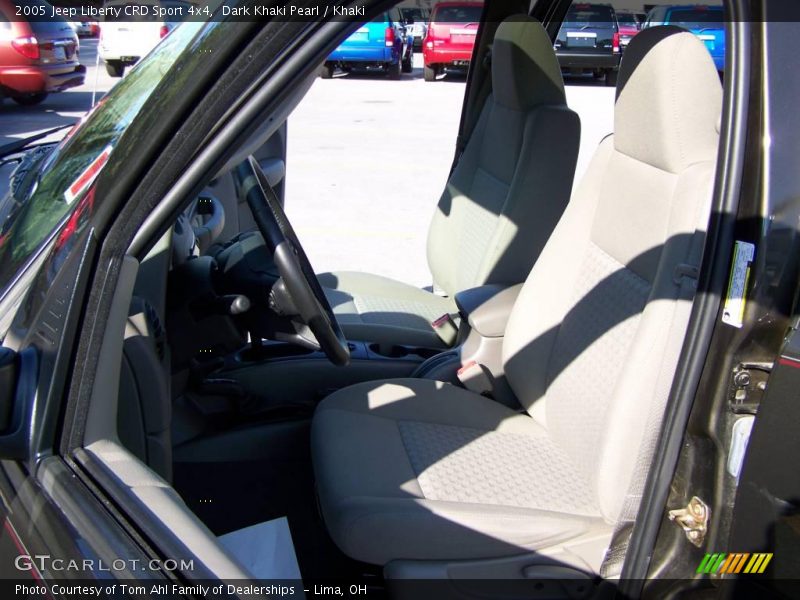 Dark Khaki Pearl / Khaki 2005 Jeep Liberty CRD Sport 4x4