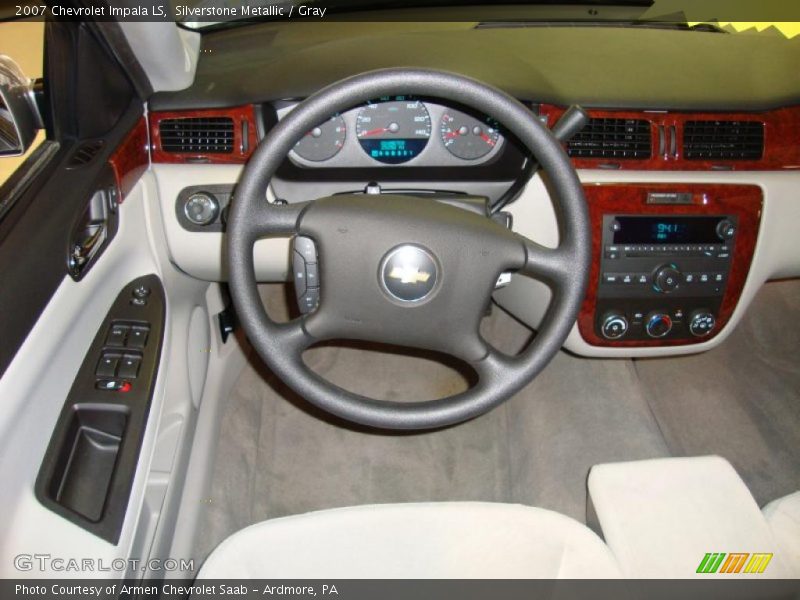 Silverstone Metallic / Gray 2007 Chevrolet Impala LS