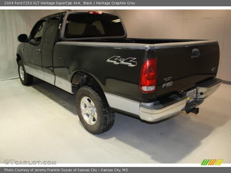 Black / Heritage Graphite Grey 2004 Ford F150 XLT Heritage SuperCab 4x4