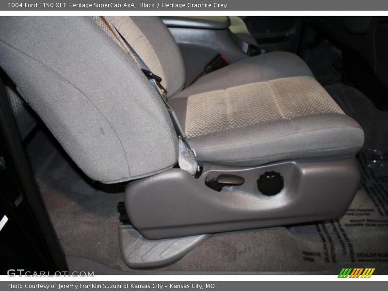 Black / Heritage Graphite Grey 2004 Ford F150 XLT Heritage SuperCab 4x4
