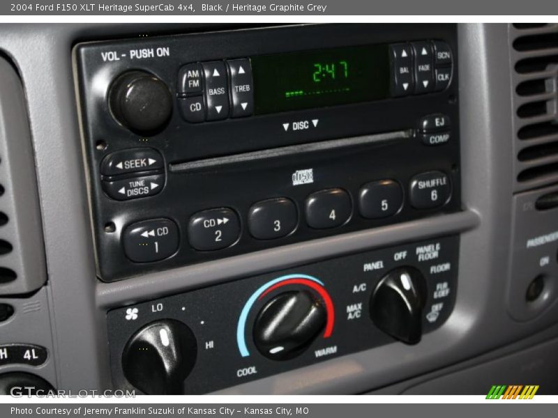 Black / Heritage Graphite Grey 2004 Ford F150 XLT Heritage SuperCab 4x4