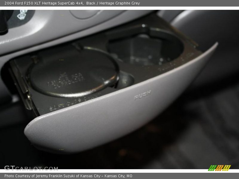 Black / Heritage Graphite Grey 2004 Ford F150 XLT Heritage SuperCab 4x4