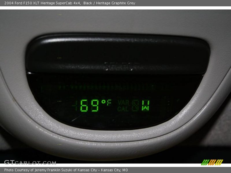 Black / Heritage Graphite Grey 2004 Ford F150 XLT Heritage SuperCab 4x4
