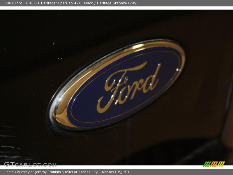 Black / Heritage Graphite Grey 2004 Ford F150 XLT Heritage SuperCab 4x4