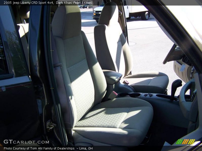 Dark Khaki Pearl / Khaki 2005 Jeep Liberty CRD Sport 4x4